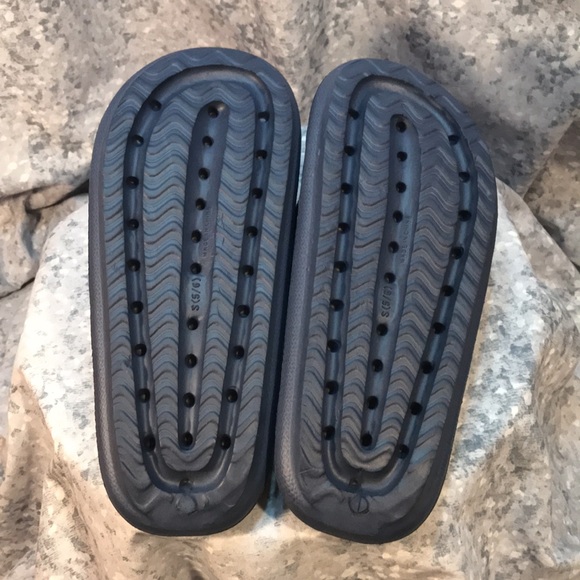 Men’s Size 5/6 Navy Blue Slide Sandals, Soft, Flexible & Supportive. ☀️NWOT☀️ - Picture 7 of 7